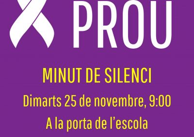 25N Dia Internacional per a l’Eliminació de la Violència contra les Dones