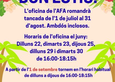 Bon estiu!